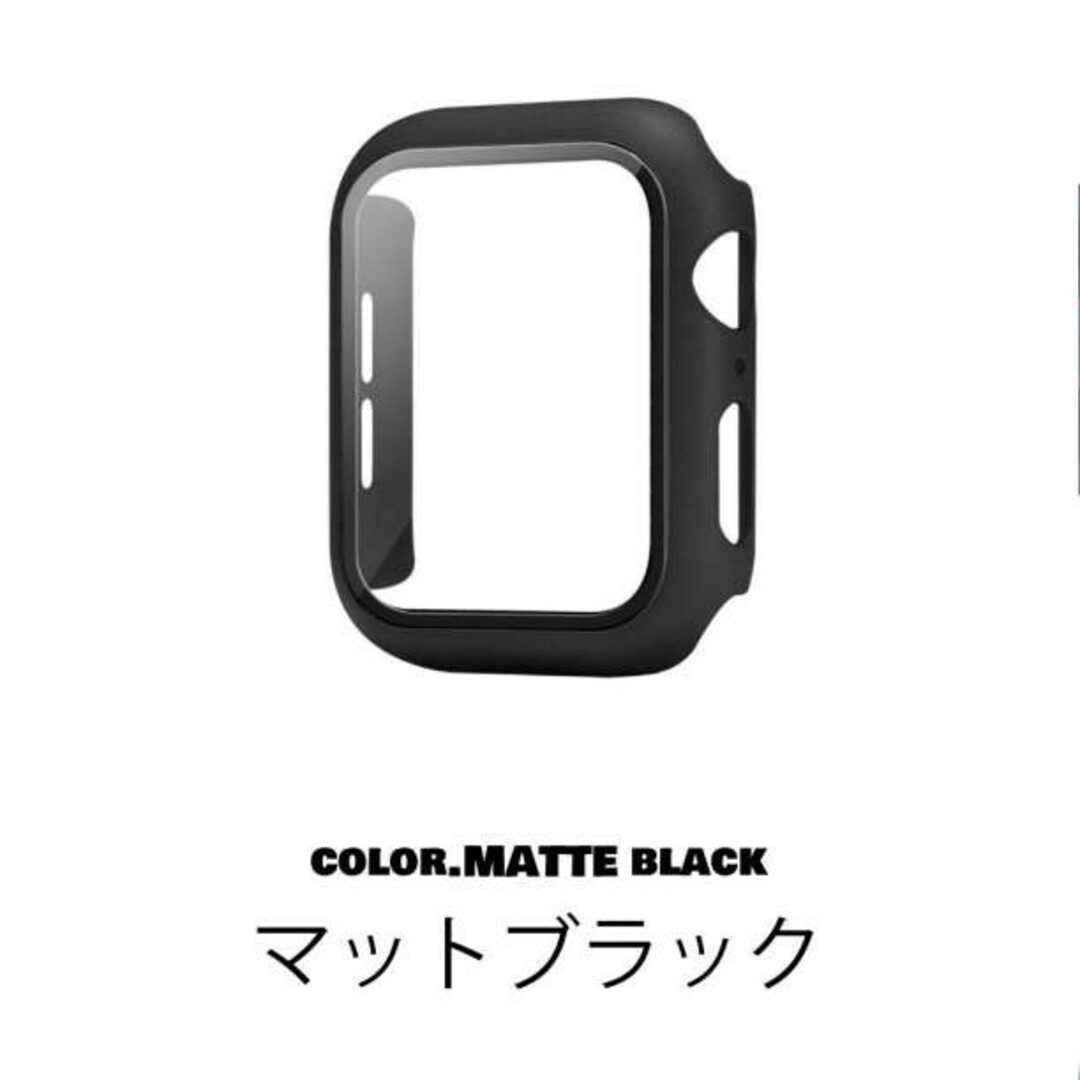 AppleWatch アップルウォッチ 保護ケース カバー 黒色 44mm f スマホ/家電/カメラのスマホアクセサリー(モバイルケース/カバー)の商品写真