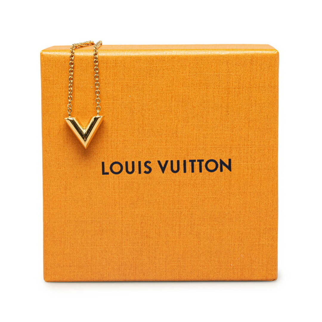 LOUIS VUITTON(ルイヴィトン)のルイ ヴィトン エセンシャルV ネックレス M61083 メッキ レディース LOUIS VUITTON 【222-50377】 レディースのアクセサリー(ネックレス)の商品写真