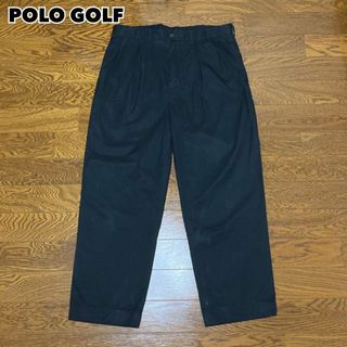 ポロゴルフ(Polo Golf)のPOLO GOLF ポロゴルフ 2タックチノパン ポロチノ ブラック(チノパン)