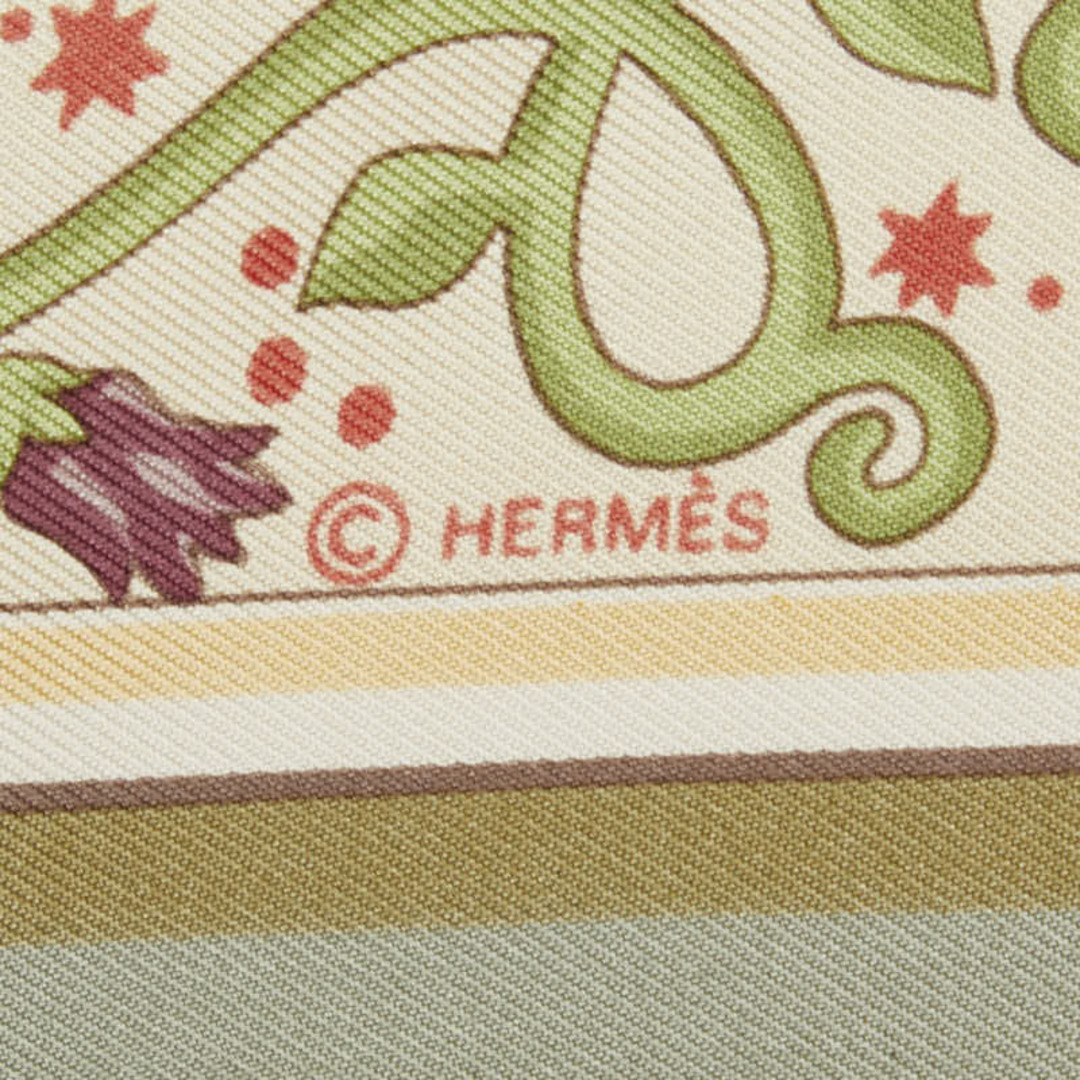 Hermes(エルメス)のエルメス カレ90 www.hermes.com エルメスドットコム 世界地図 スカーフ シルク レディース HERMES 【222-50382】 レディースのファッション小物(バンダナ/スカーフ)の商品写真