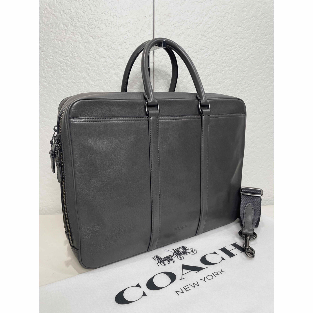 COACH(コーチ)の【美品】定価9.9万　コーチ メンテ済み　ビジネス　レザー　本革　バッグ　286 メンズのバッグ(ビジネスバッグ)の商品写真