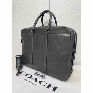 コーチ(COACH)の【美品】定価9.9万　コーチ メンテ済み　ビジネス　レザー　本革　バッグ　286(ビジネスバッグ)