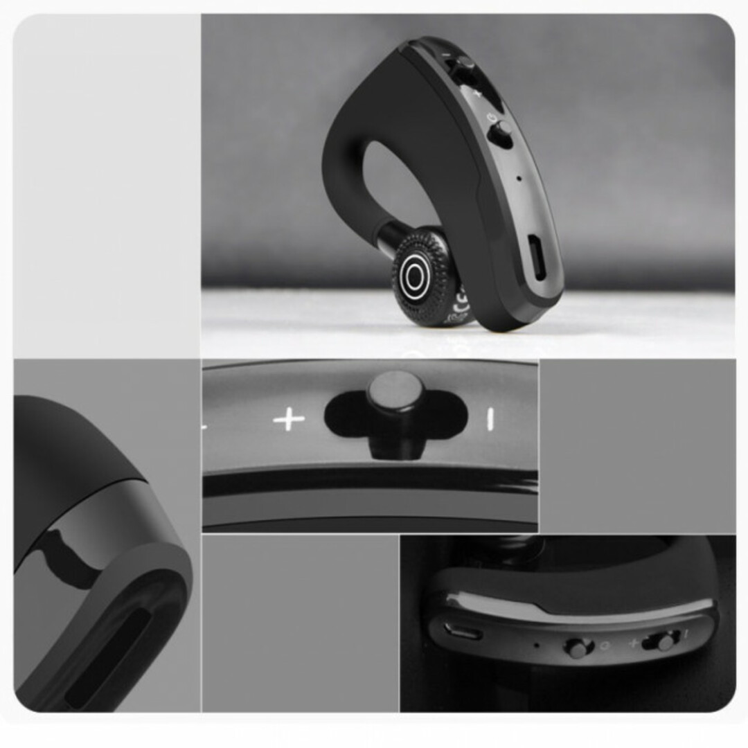片耳 イヤホン Bluetooth5.0 ワイヤレス ヘッドセット ハンズフリー スマホ/家電/カメラのオーディオ機器(ヘッドフォン/イヤフォン)の商品写真