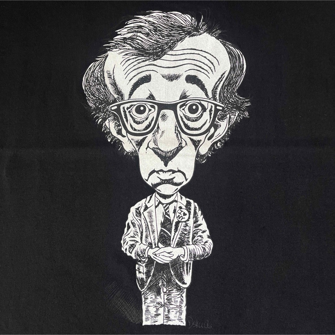 ウディアレン WoodyAllen 映画監督 Tシャツ 新品未使用品 メンズのトップス(Tシャツ/カットソー(半袖/袖なし))の商品写真