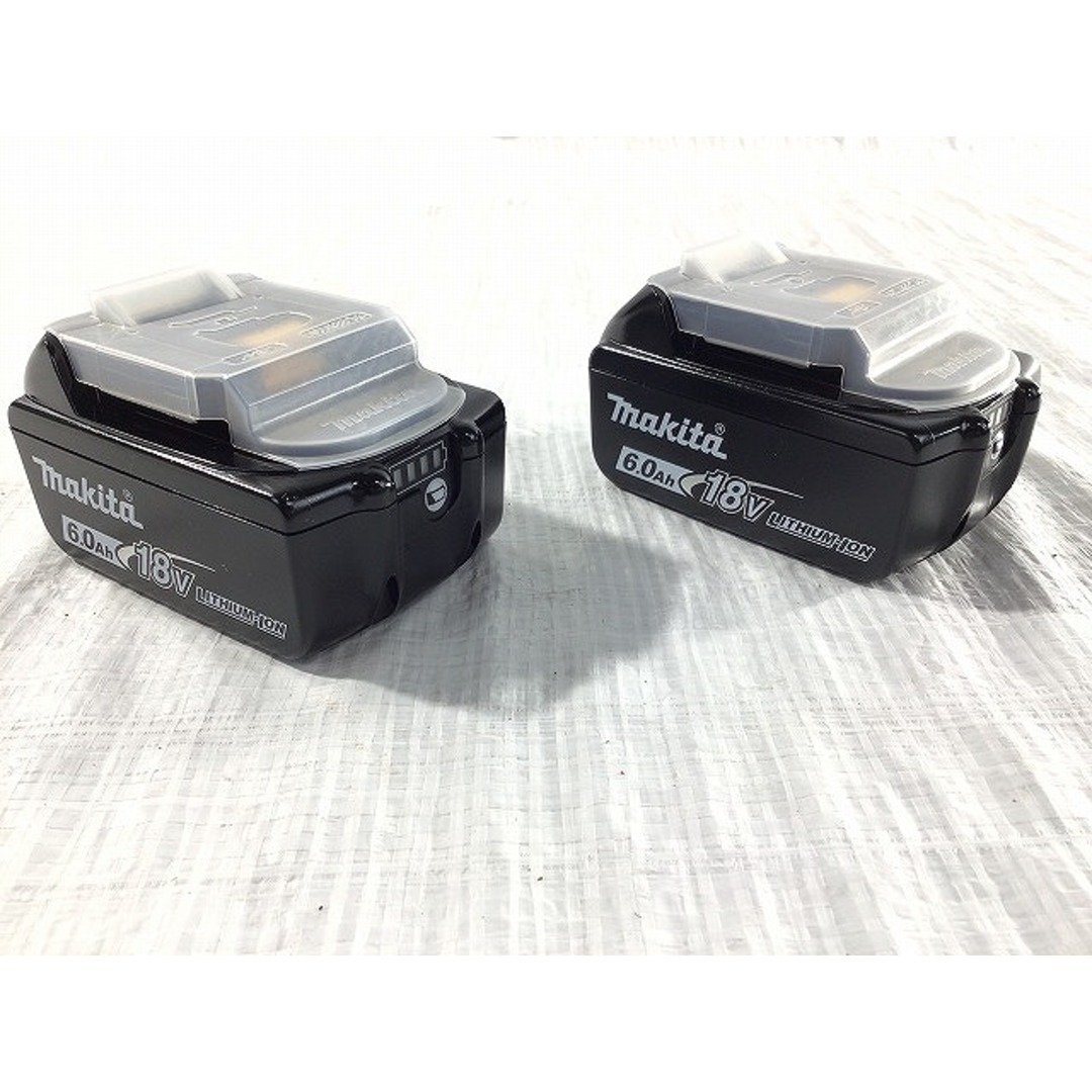 Makita(マキタ)の☆未使用品2個セット☆makita マキタ 18V 6.0Ah 純正リチウムイオンバッテリー BL1860B 残量表示付 リチウムイオン電池 雪マーク 83169 自動車/バイクのバイク(工具)の商品写真