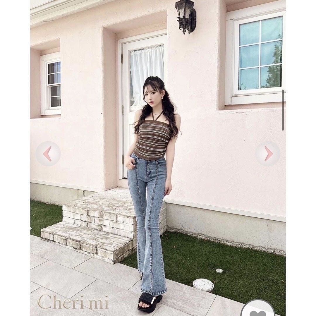 Cheri mi 美脚ストレッチフレアデニム Sサイズ レディースのパンツ(デニム/ジーンズ)の商品写真