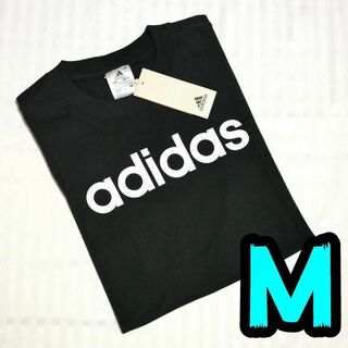 アディダス(adidas)の【新品】アディダス　Tシャツ　M　メンズ　adidas　黒(Tシャツ/カットソー(半袖/袖なし))