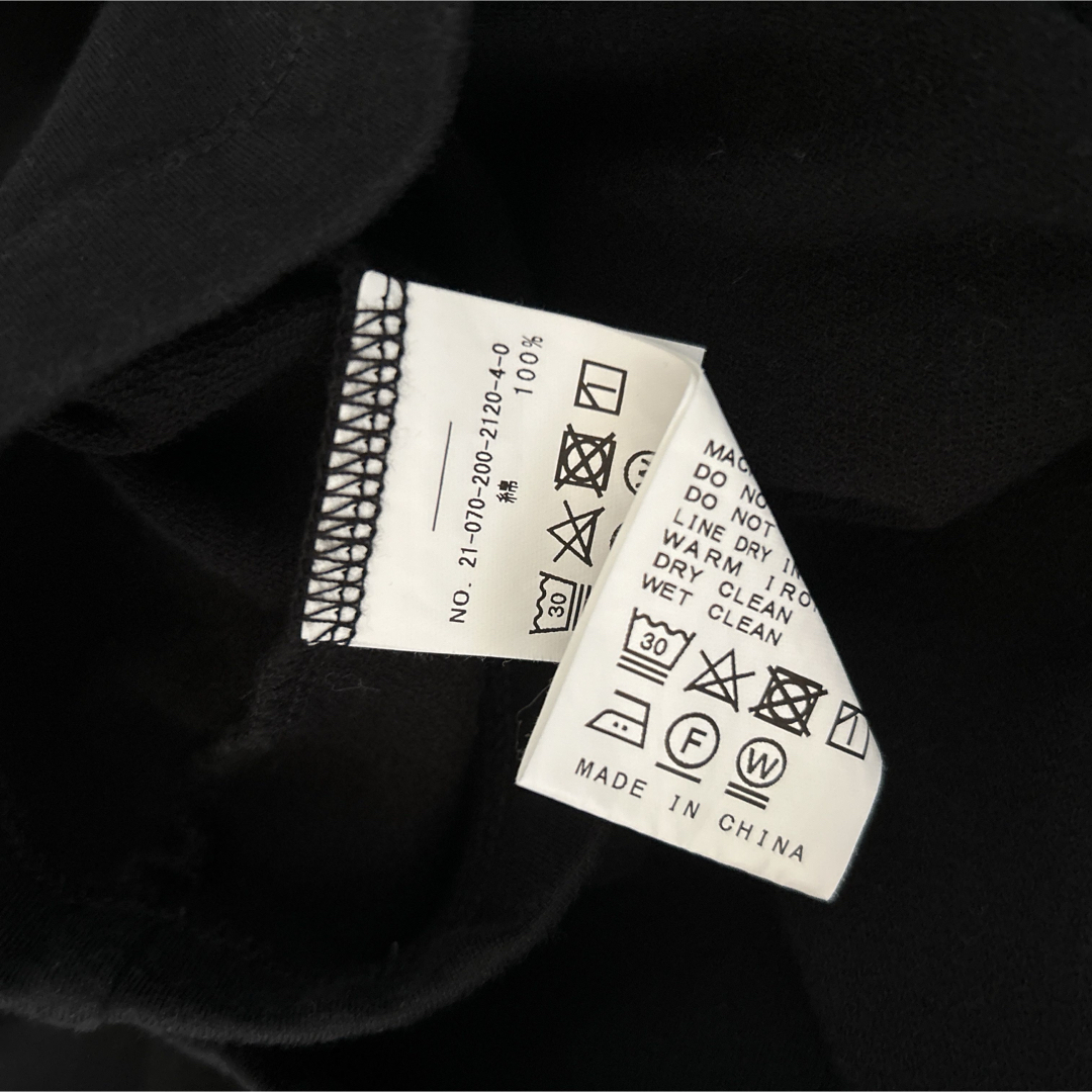 Spick & Span(スピックアンドスパン)のスピックアンドスパン 襟プルオーバー ブラック  レディースのトップス(Tシャツ(長袖/七分))の商品写真