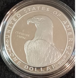 銀貨USA造幣局発行『1983年ロサンゼルスオリンピック記念銀貨　純銀重量24g(金属工芸)