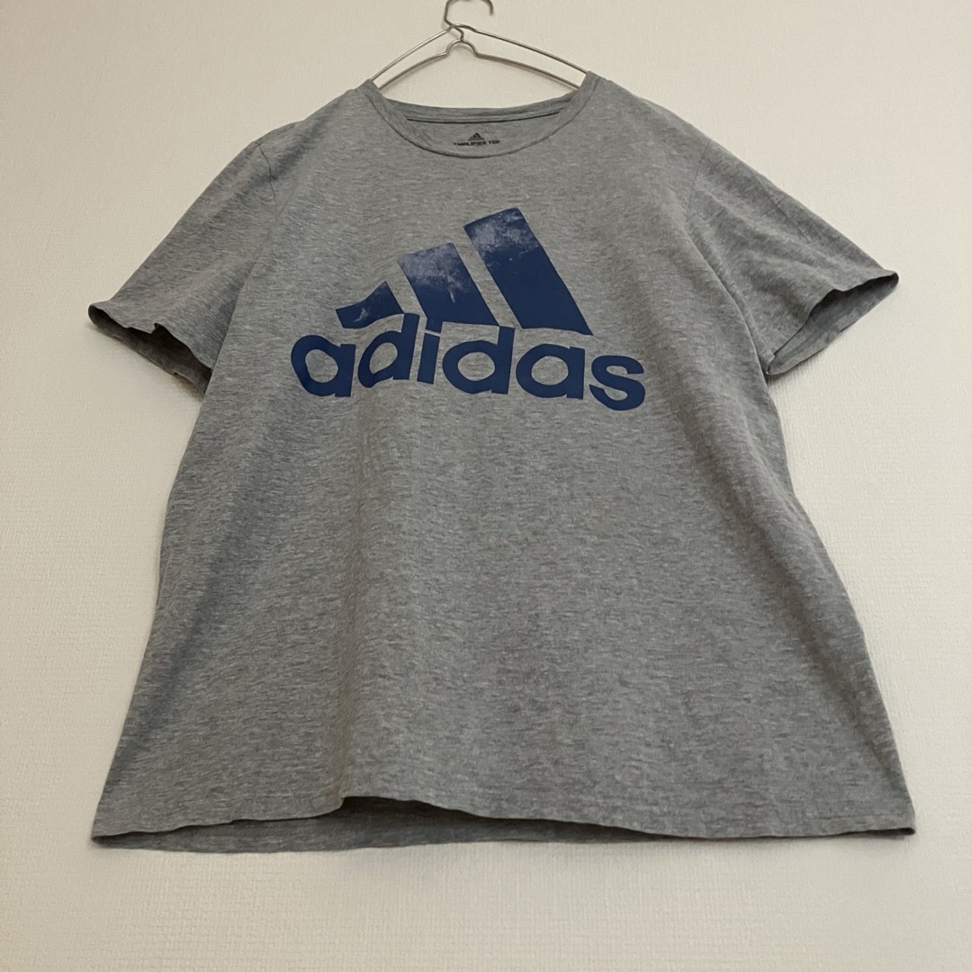 adidas(アディダス)のアディダススポーツパフォーマンスビッグロゴ霜降りフェードTシャツ霜降りtシャツ メンズのトップス(Tシャツ/カットソー(半袖/袖なし))の商品写真