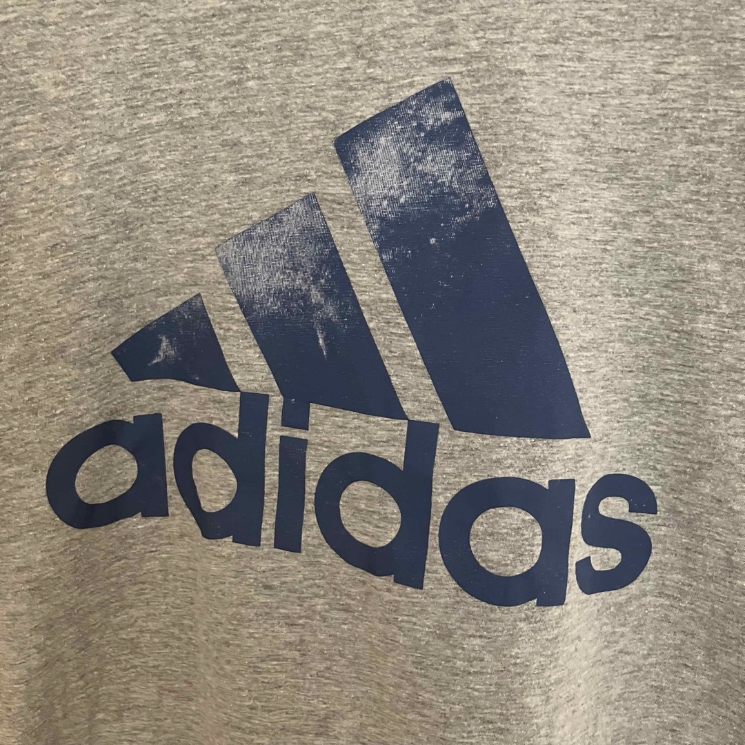 adidas(アディダス)のアディダススポーツパフォーマンスビッグロゴ霜降りフェードTシャツ霜降りtシャツ メンズのトップス(Tシャツ/カットソー(半袖/袖なし))の商品写真