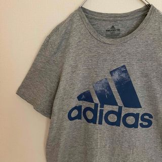 アディダス(adidas)のアディダススポーツパフォーマンスビッグロゴ霜降りフェードTシャツ霜降りtシャツ(Tシャツ/カットソー(半袖/袖なし))