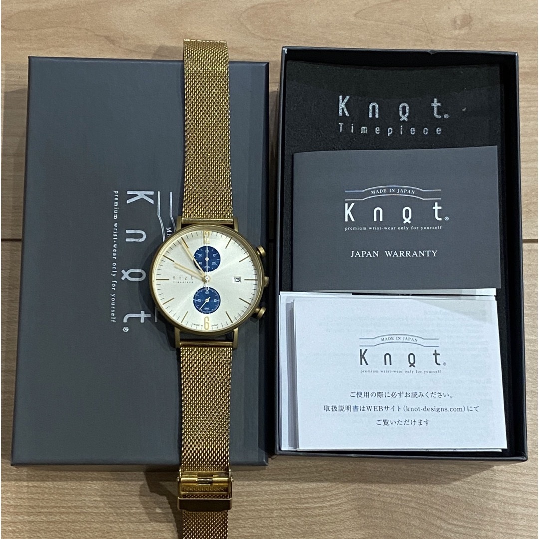 KNOT(ノット)のKnot ノット 腕時計 CC-39 2016S/Sリミテッドモデル ゴールド レディースのファッション小物(腕時計)の商品写真
