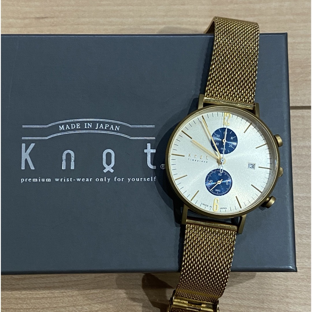 KNOT(ノット)のKnot ノット 腕時計 CC-39 2016S/Sリミテッドモデル ゴールド レディースのファッション小物(腕時計)の商品写真