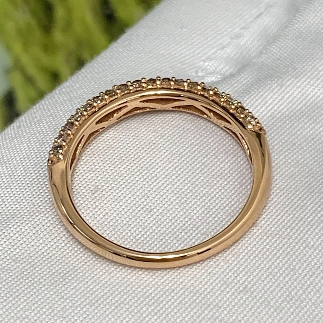 K18PG  パヴェダイヤモンド　0.65 リング　指輪 レディースのアクセサリー(リング(指輪))の商品写真