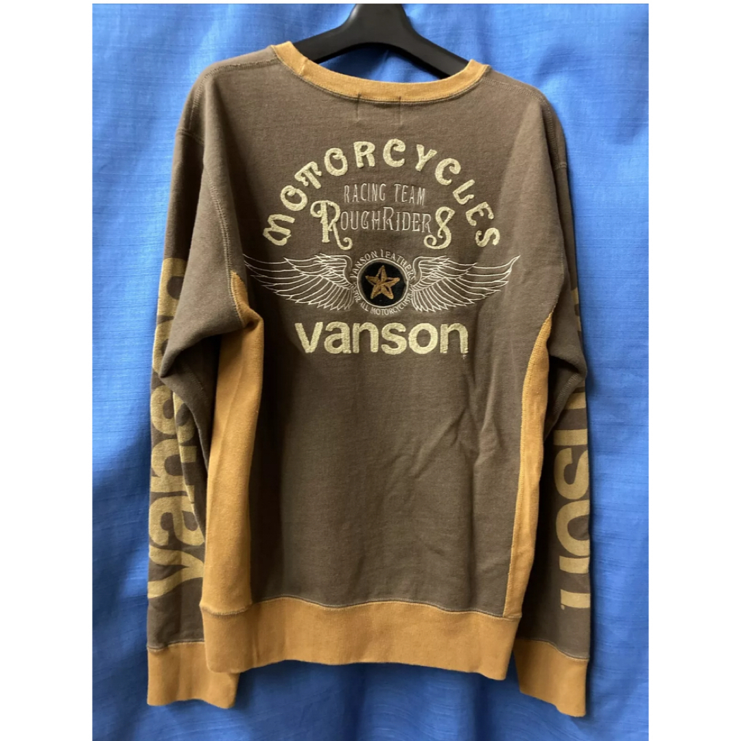 VANSON(バンソン)の【Vanson  バンソン】レア　デザイン　ビンテージ　スウェット　L メンズのトップス(スウェット)の商品写真