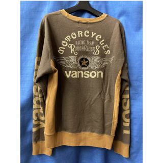 バンソン(VANSON)の【Vanson  バンソン】レア　デザイン　ビンテージ　スウェット　L(スウェット)