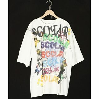 スカラー 142648：スカラーロゴがいっぱいBIG-Tシャツ