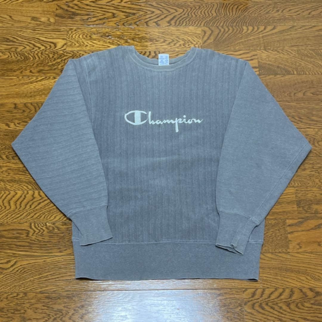 Champion(チャンピオン)の90s USA製 Champion スウェット リバースウィーブ グレー L メンズのトップス(スウェット)の商品写真