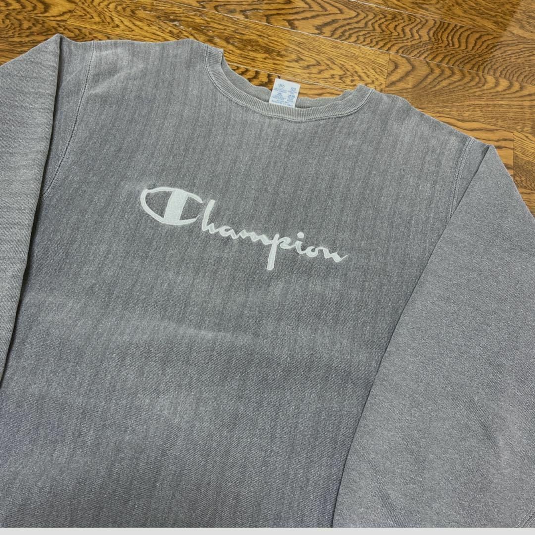 Champion(チャンピオン)の90s USA製 Champion スウェット リバースウィーブ グレー L メンズのトップス(スウェット)の商品写真