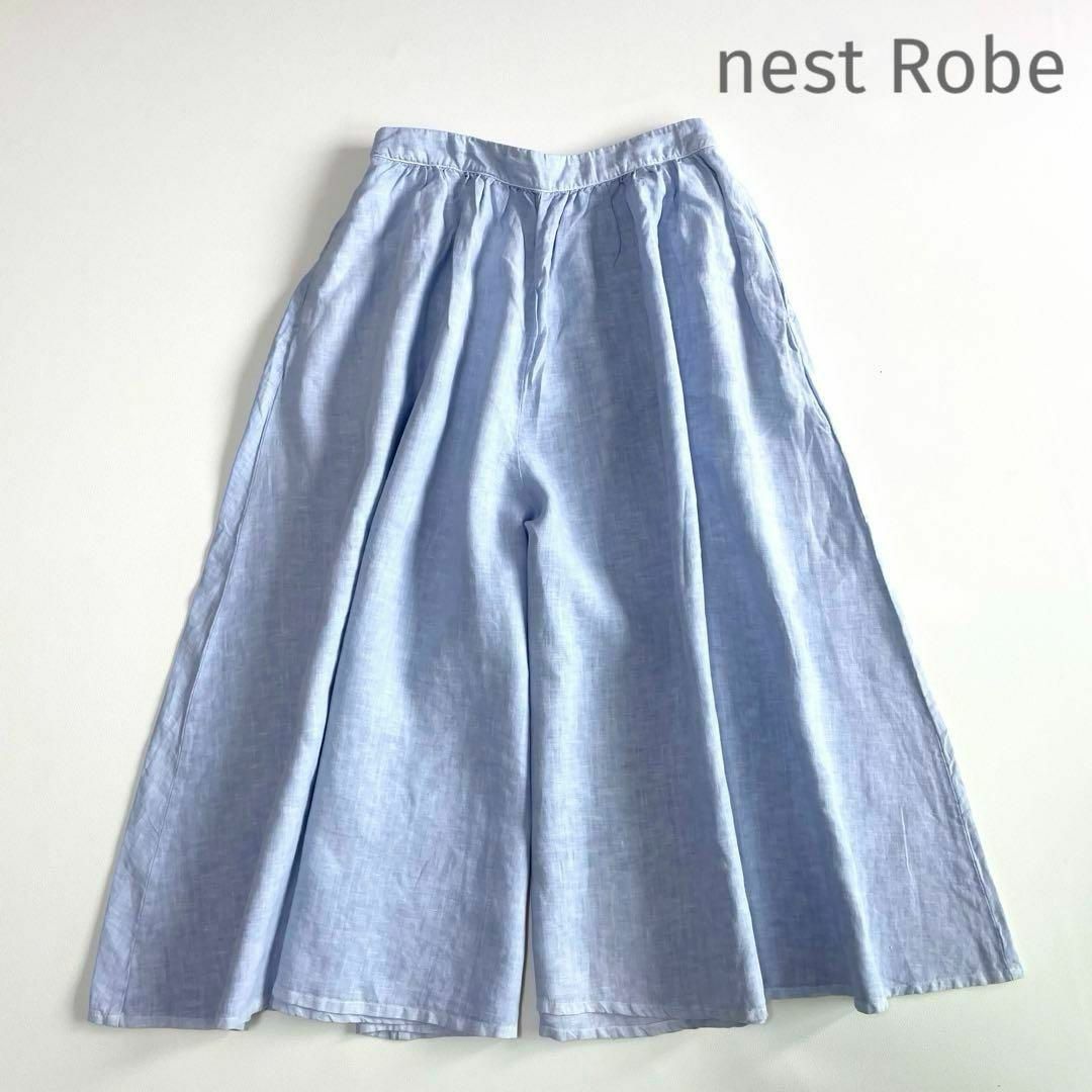 nest Robe(ネストローブ)のnest Robe リネン キュロット パンツ レディースのパンツ(キュロット)の商品写真