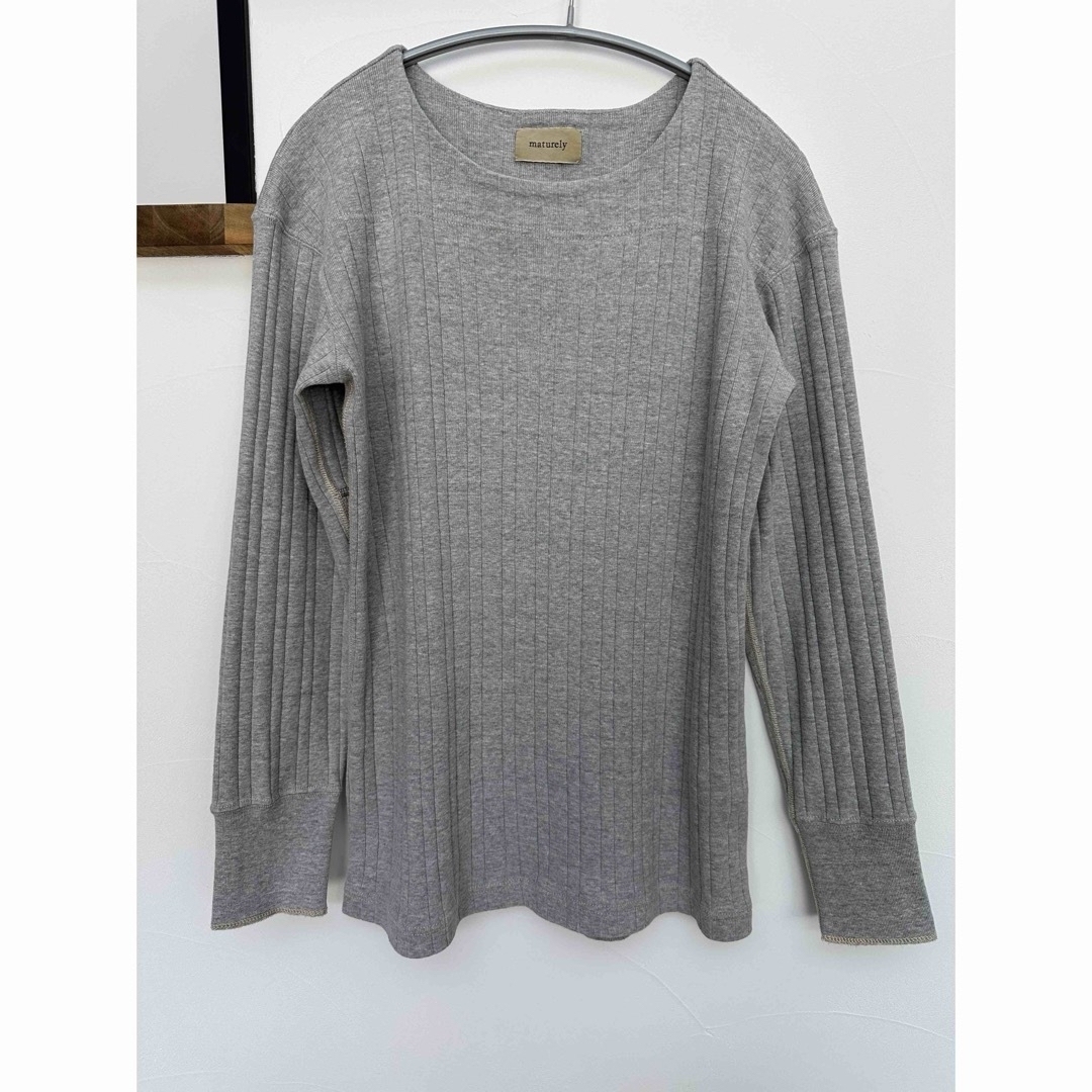 BEAMS BOY(ビームスボーイ)のmaturely / Tricolor Stitch Long sleeve T レディースのトップス(Tシャツ(長袖/七分))の商品写真