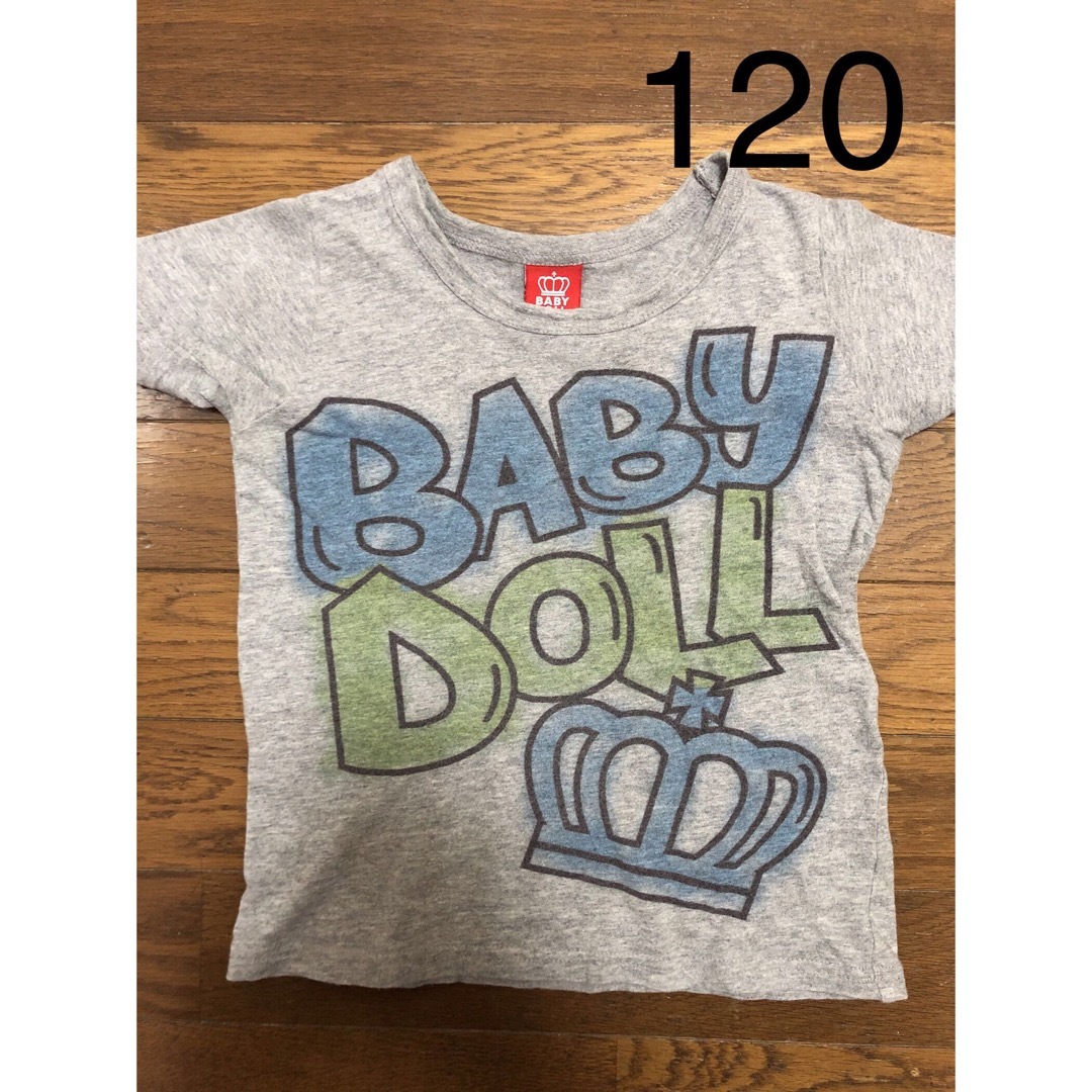 BABYDOLL(ベビードール)のベビードール　半袖Tシャツ 120 キッズ/ベビー/マタニティのキッズ服男の子用(90cm~)(Tシャツ/カットソー)の商品写真