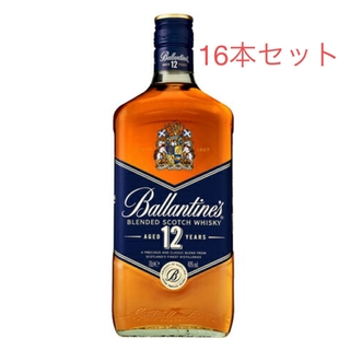 バランタイン12年　16本セット　【送料無料】(ウイスキー)