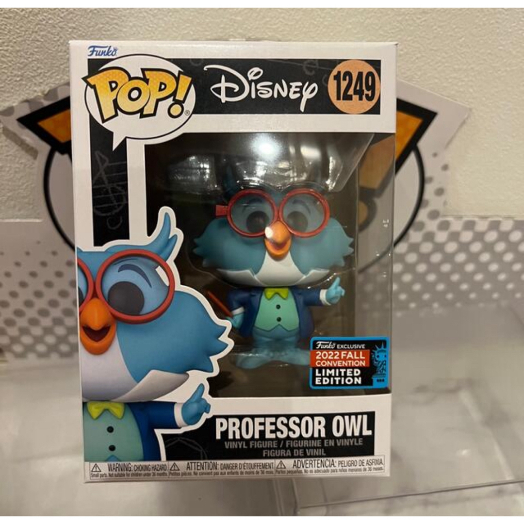 Disney(ディズニー)のNYコミコンFUNKO POP!  ディズニー　メロディ　プロフェッサー・オウル エンタメ/ホビーのフィギュア(アニメ/ゲーム)の商品写真