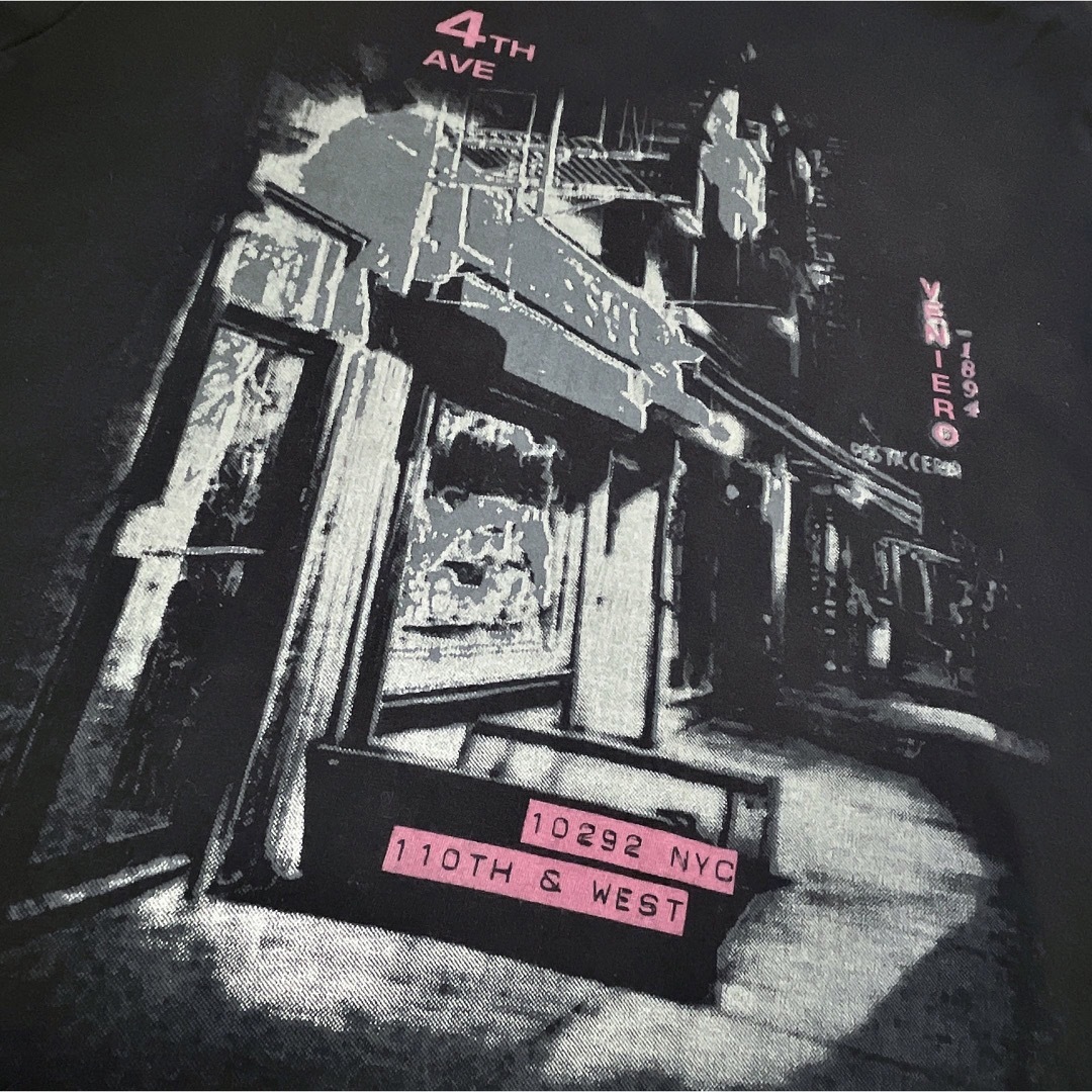 USA古着　シングルステッチ　Tシャツ　L　ブラック　プリント　s.Oliver メンズのトップス(Tシャツ/カットソー(半袖/袖なし))の商品写真