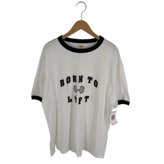 LYFT(リフト) プリントデザインリンガーTシャツ メンズ トップス(Tシャツ/カットソー(半袖/袖なし))