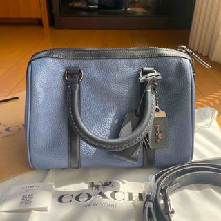 コーチ(COACH)の【未使用✨タグ付き】COACH  ルビー  サッチェル（シャンブレー）(ショルダーバッグ)