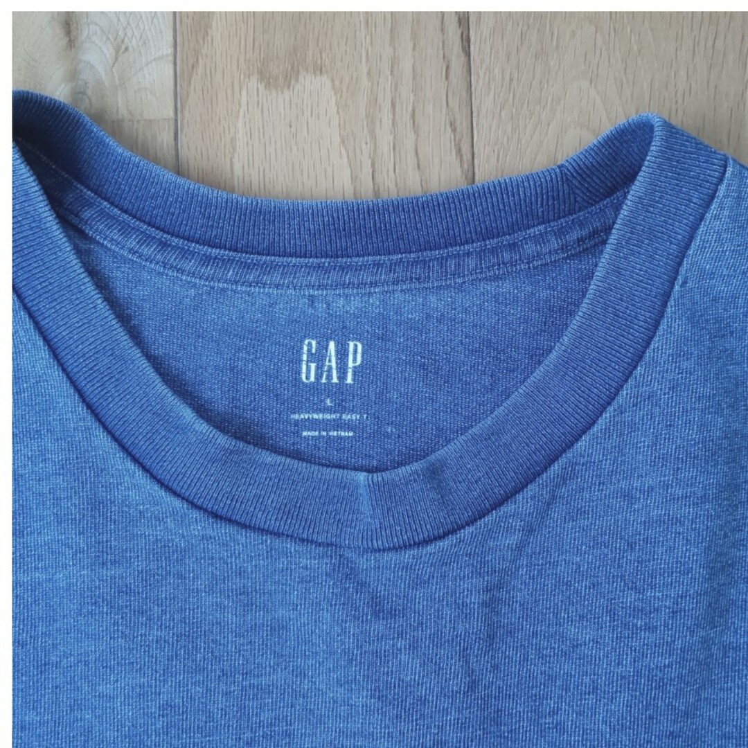 GAP(ギャップ)のGAP 半袖Ｔシャツ デニム調 Ｌ メンズ メンズのトップス(Tシャツ/カットソー(半袖/袖なし))の商品写真