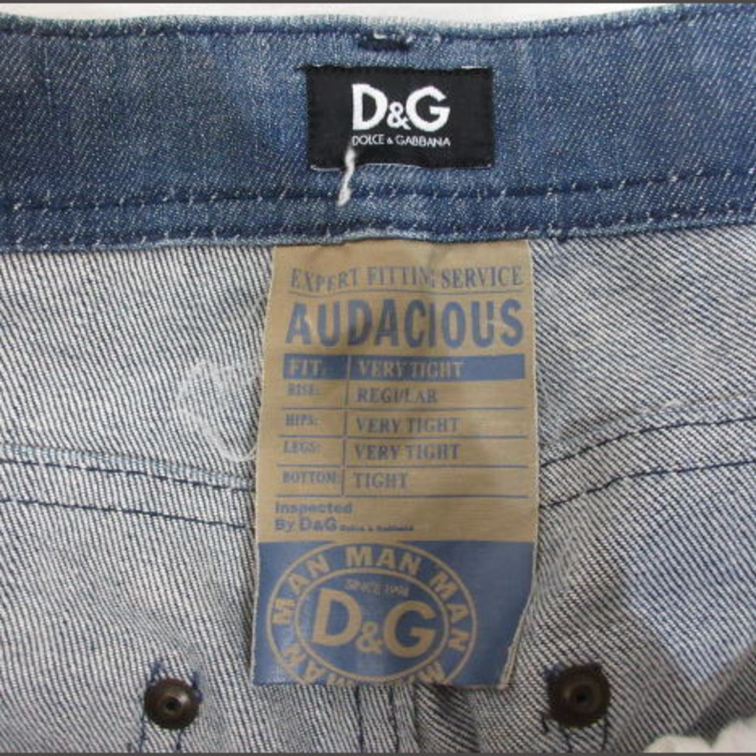 D&G(ディーアンドジー)のドルチェ&ガッバーナ D&G ペイント & リペア加工 デニム パンツ 32 メンズのパンツ(デニム/ジーンズ)の商品写真