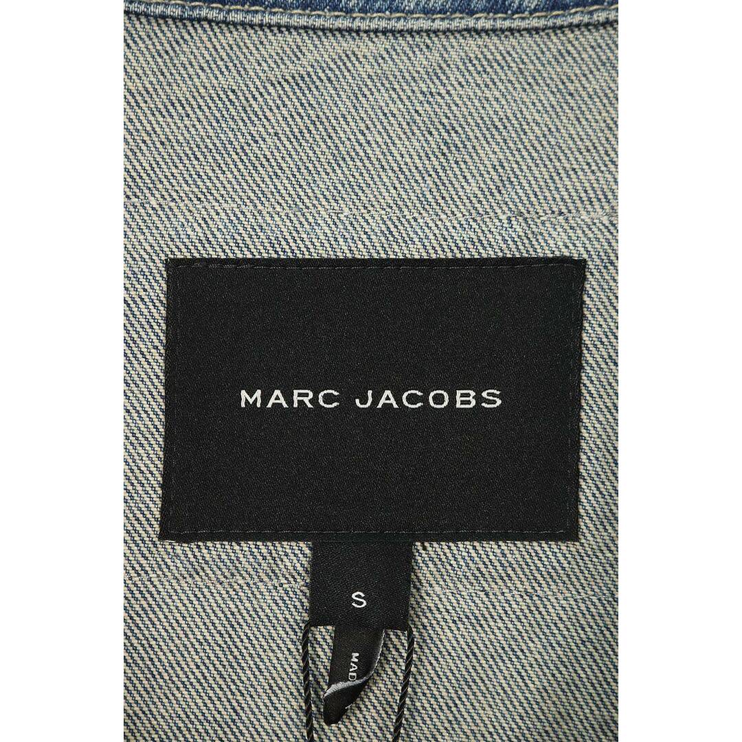 MARC JACOBS(マークジェイコブス)のマークジェイコブス  24SS  2S4RJC005D08 アストロクリアクリスタルトラッカーデニムジャケット メンズ S メンズのジャケット/アウター(Gジャン/デニムジャケット)の商品写真