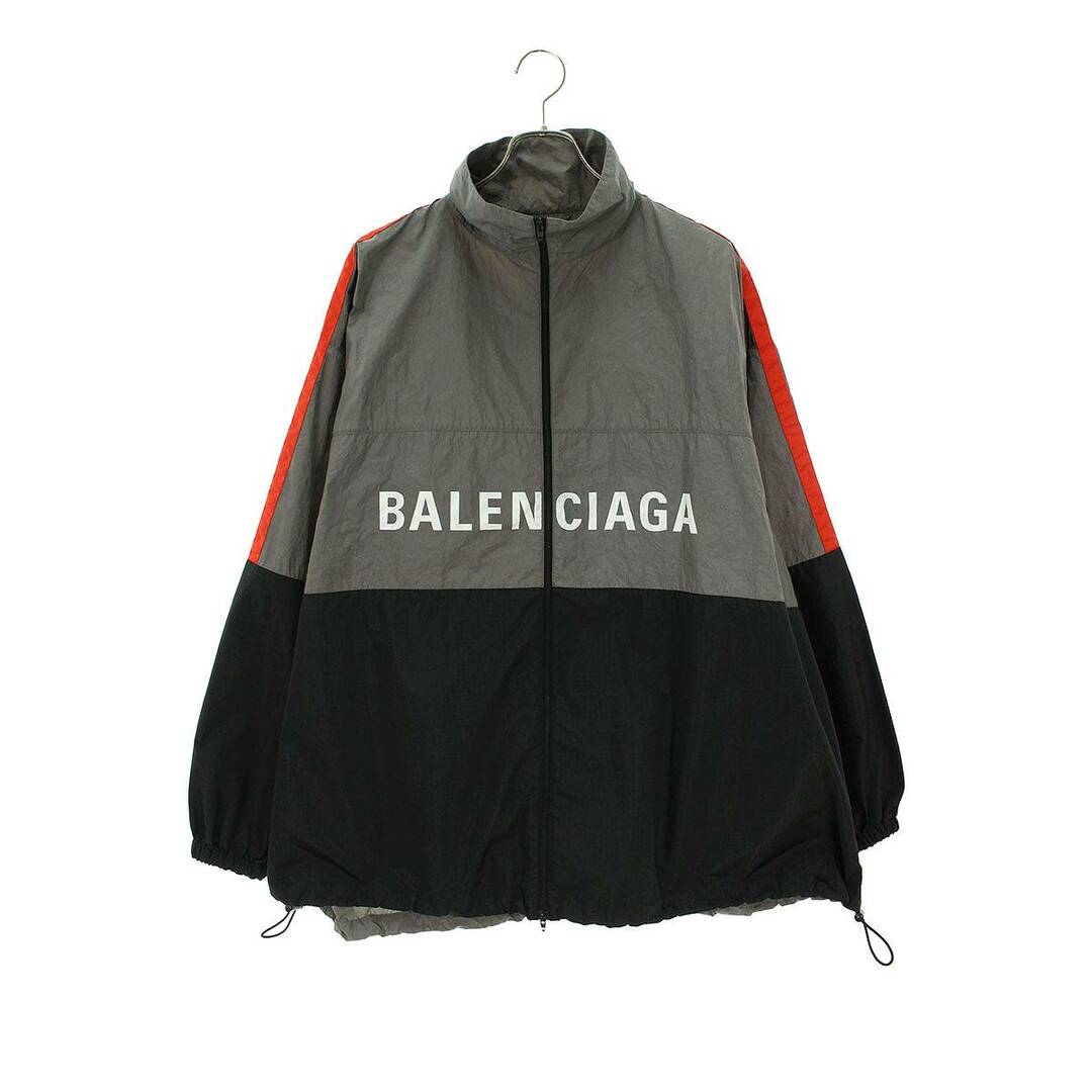 Balenciaga(バレンシアガ)のバレンシアガ  534317 TDO05 ロゴプリントポプリンシャツブルゾン メンズ 46 メンズのジャケット/アウター(ブルゾン)の商品写真