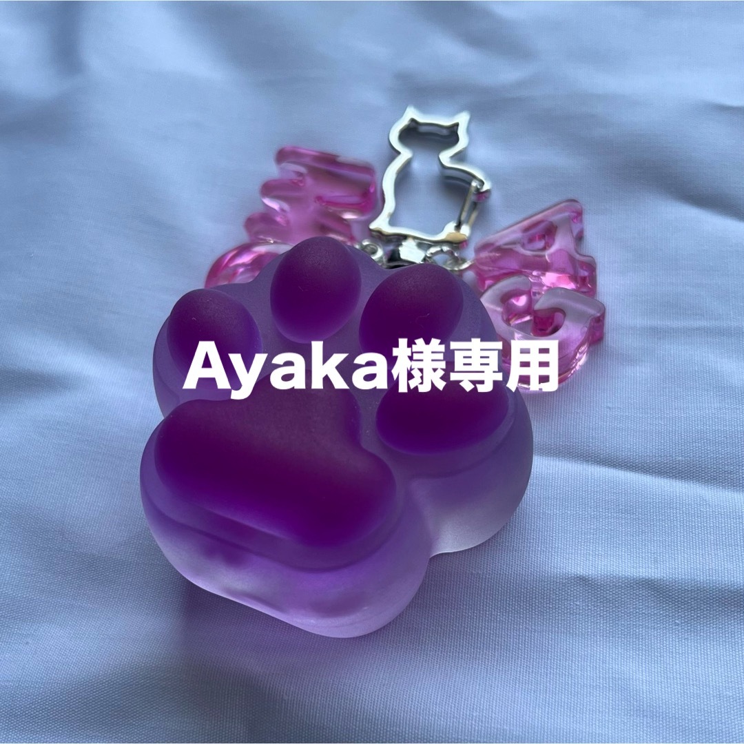 【Ayaka様専用】肉球キーホルダー ハンドメイドのアクセサリー(キーホルダー/ストラップ)の商品写真