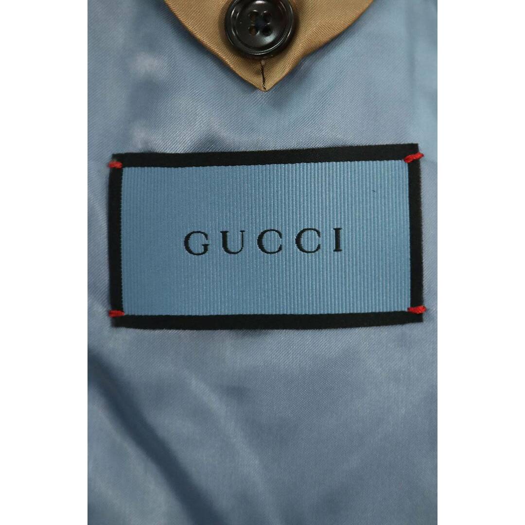 Gucci(グッチ)のグッチ  464125 チェックノッチドラペルテーラードジャケット メンズ 44 メンズのジャケット/アウター(テーラードジャケット)の商品写真