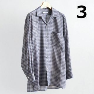 未使用 MAATEE&SONS 24SS チェックシャツ 3