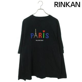 バレンシアガ(Balenciaga)のバレンシアガ  594581 TGV43 PARISロゴプリント長袖カットソー メンズ XL(Tシャツ/カットソー(七分/長袖))