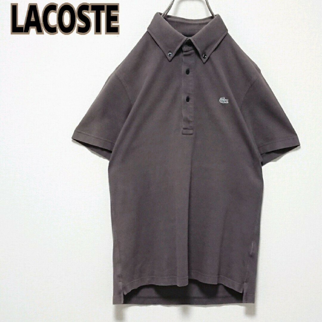 LACOSTE(ラコステ)のラコステワンポイント 刺繍 ロゴ 半袖 ポロシャツ メンズのトップス(ポロシャツ)の商品写真