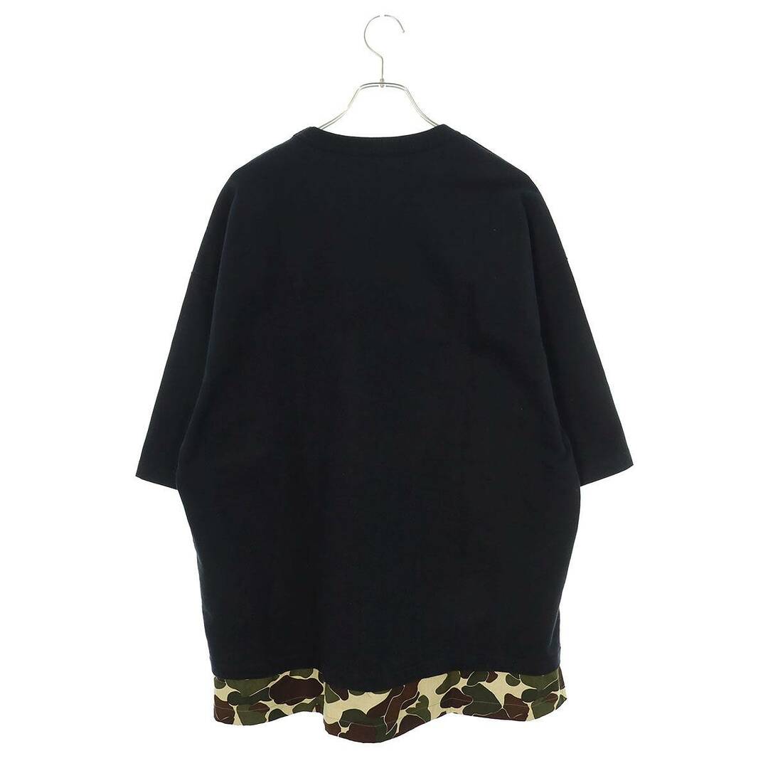 COMME des GARCONS(コムデギャルソン)のコムデギャルソンオムドゥ  HI-T002 AD2021カモフラ柄切替Tシャツ メンズ L メンズのトップス(Tシャツ/カットソー(半袖/袖なし))の商品写真