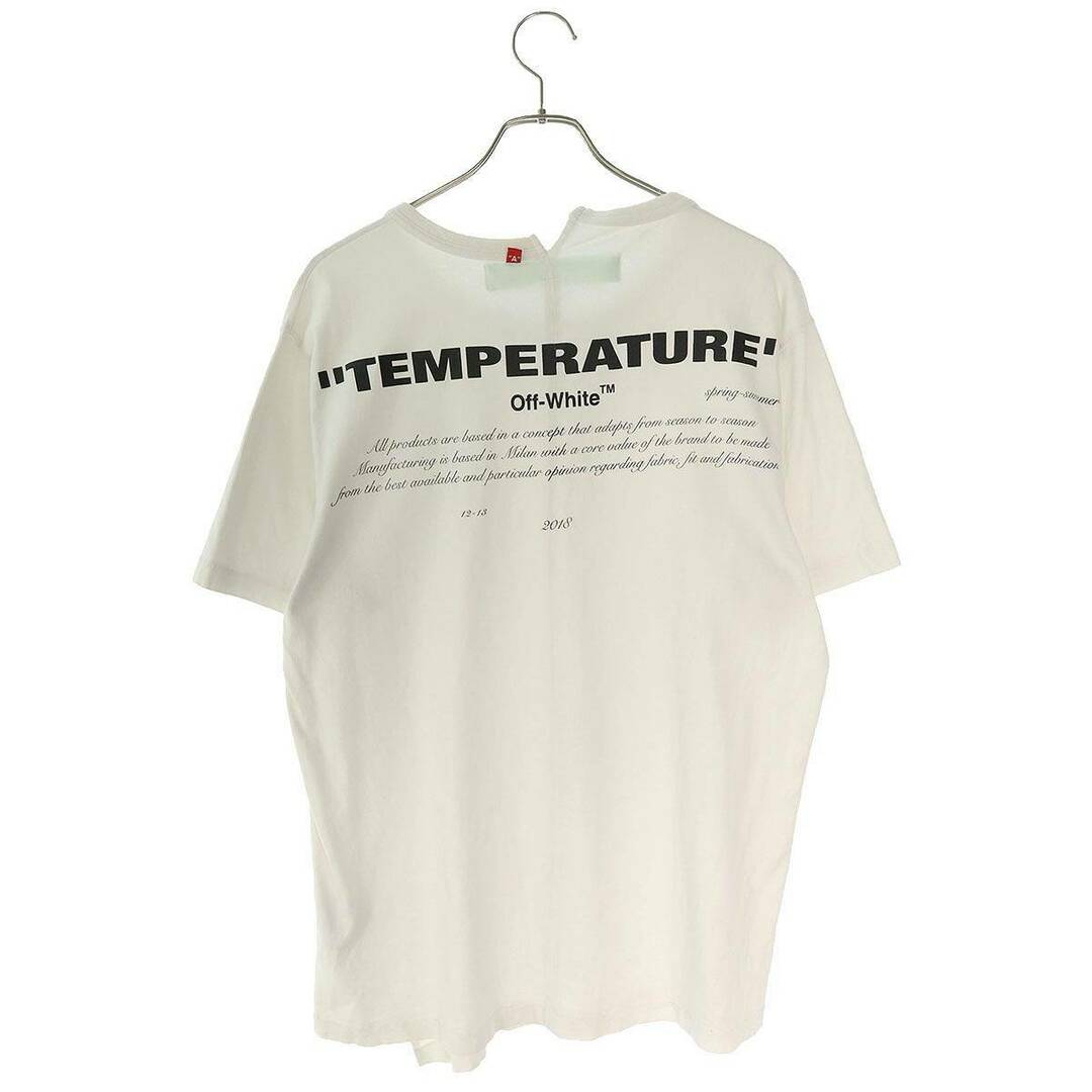 OFF-WHITE(オフホワイト)のオフホワイト  18SS  OMAA032S18185089 バックプリント再構築Tシャツ メンズ M メンズのトップス(Tシャツ/カットソー(半袖/袖なし))の商品写真