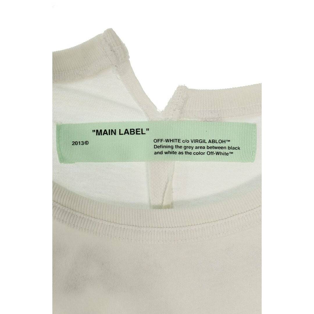 OFF-WHITE(オフホワイト)のオフホワイト  18SS  OMAA032S18185089 バックプリント再構築Tシャツ メンズ M メンズのトップス(Tシャツ/カットソー(半袖/袖なし))の商品写真