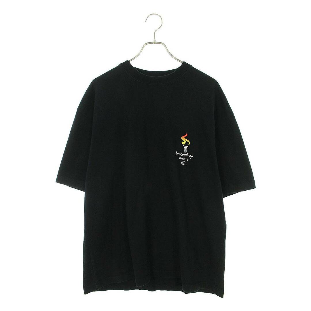 Balenciaga(バレンシアガ)のバレンシアガ  612966 TIV44 ロゴ刺繍Tシャツ メンズ M メンズのトップス(Tシャツ/カットソー(半袖/袖なし))の商品写真