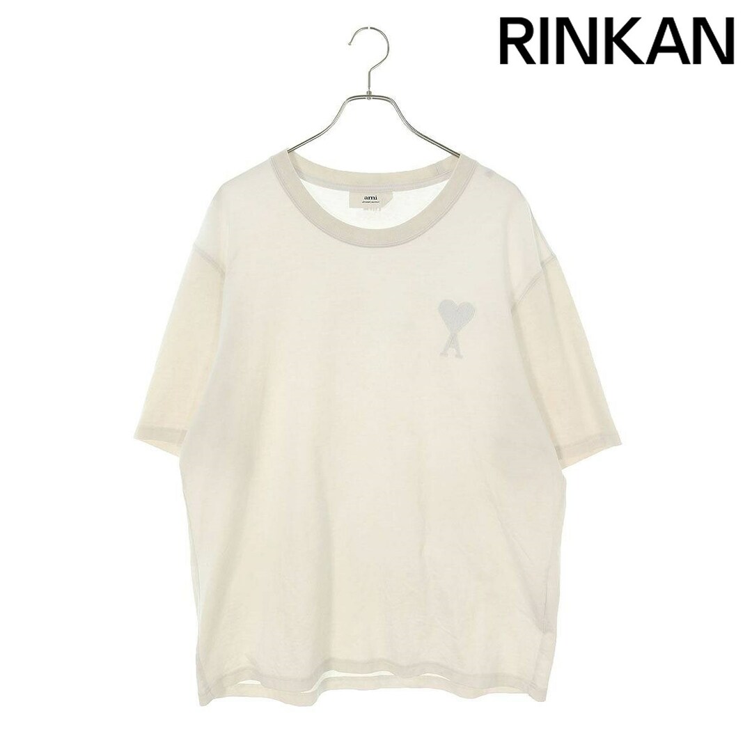 ami(アミ)のアミアレクサンドルマテュッシ  A21HJ128.726 ハートAロゴ刺繍Tシャツ メンズ XL メンズのトップス(Tシャツ/カットソー(半袖/袖なし))の商品写真