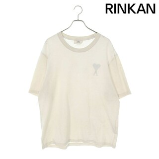 ami - アミアレクサンドルマテュッシ  A21HJ128.726 ハートAロゴ刺繍Tシャツ メンズ XL