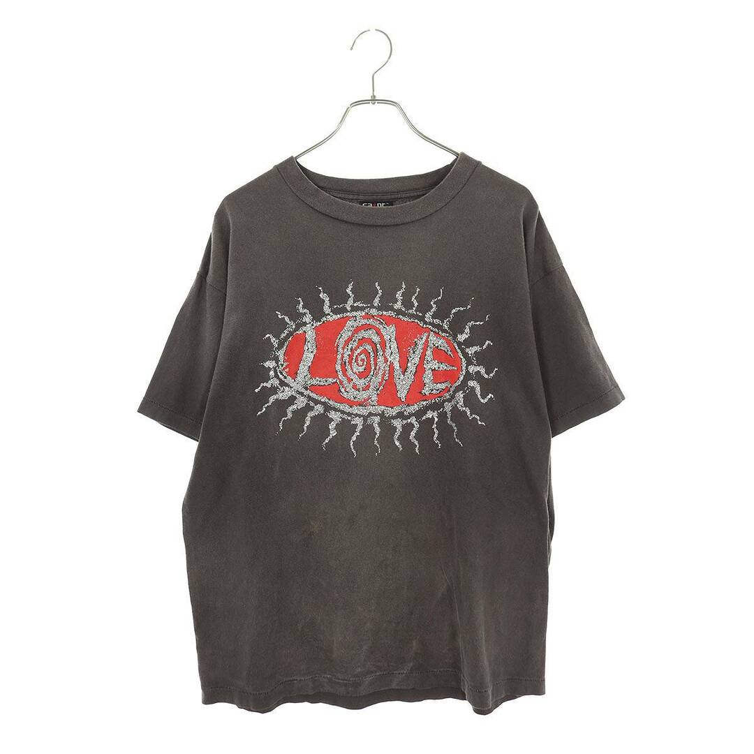 セントマイケル SAINT MICHAEL  SM-S22-0000-013 LOVEラメプリントヴィンテージ加工Tシャツ メンズ L メンズのトップス(Tシャツ/カットソー(半袖/袖なし))の商品写真