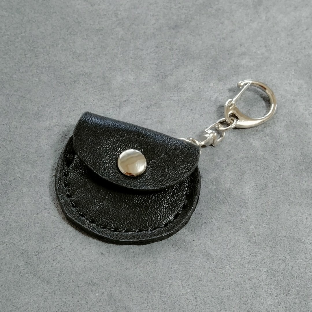 コインケースキーホルダー  本革  ハンドメイド ハンドメイドのファッション小物(財布)の商品写真