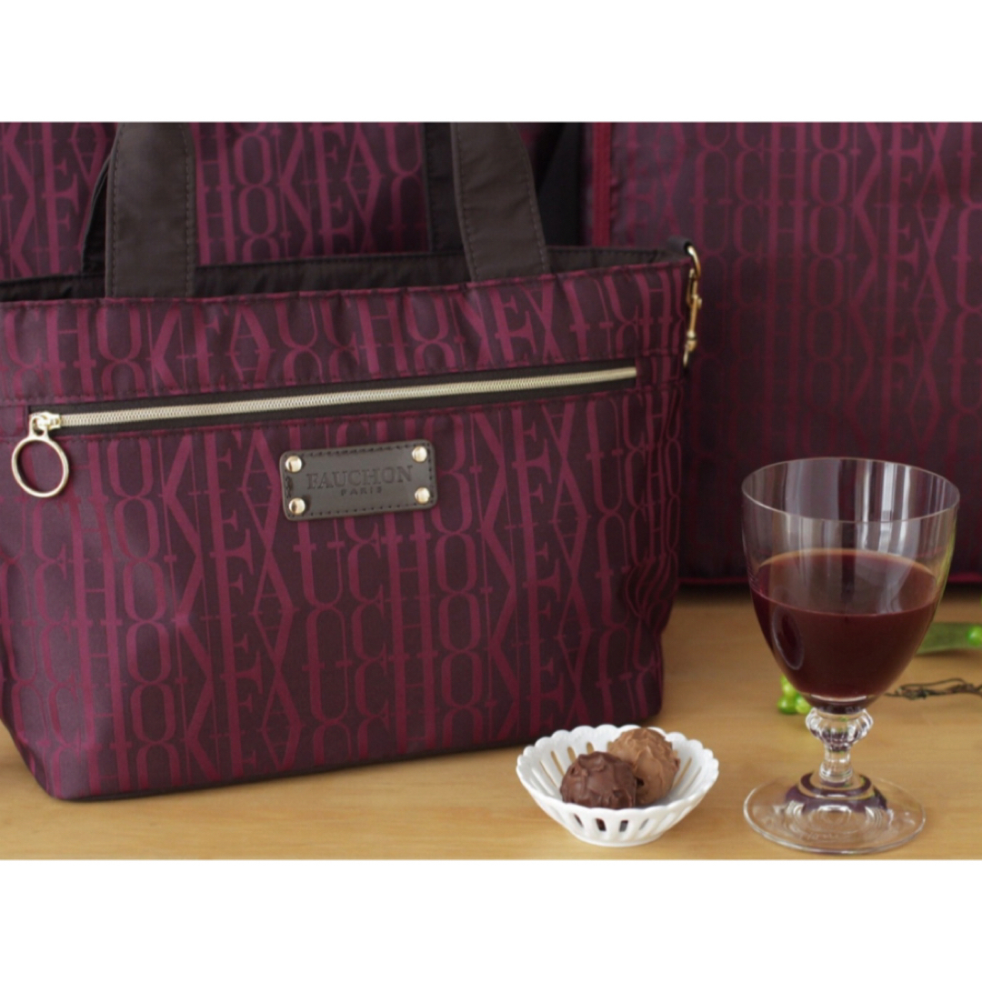 FAUCHON(フォション)のFAUCHON【フォション】旅行快適！ 超軽量ジャガード織 ２ＷＡＹトートバッグ レディースのバッグ(ショルダーバッグ)の商品写真